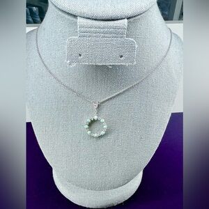 Bomb Party October Birthday Necklace “Circle of Dreams” RBP5384 Rhodium Plating